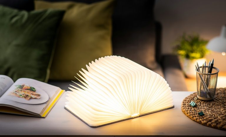 Smart Book Light (Linen Fabric)